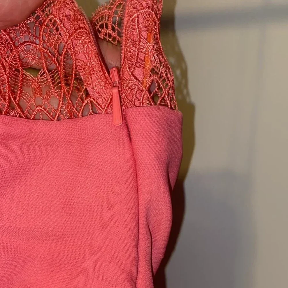 Reiss Coral pink jumpsuit. - Picture 5 of 8